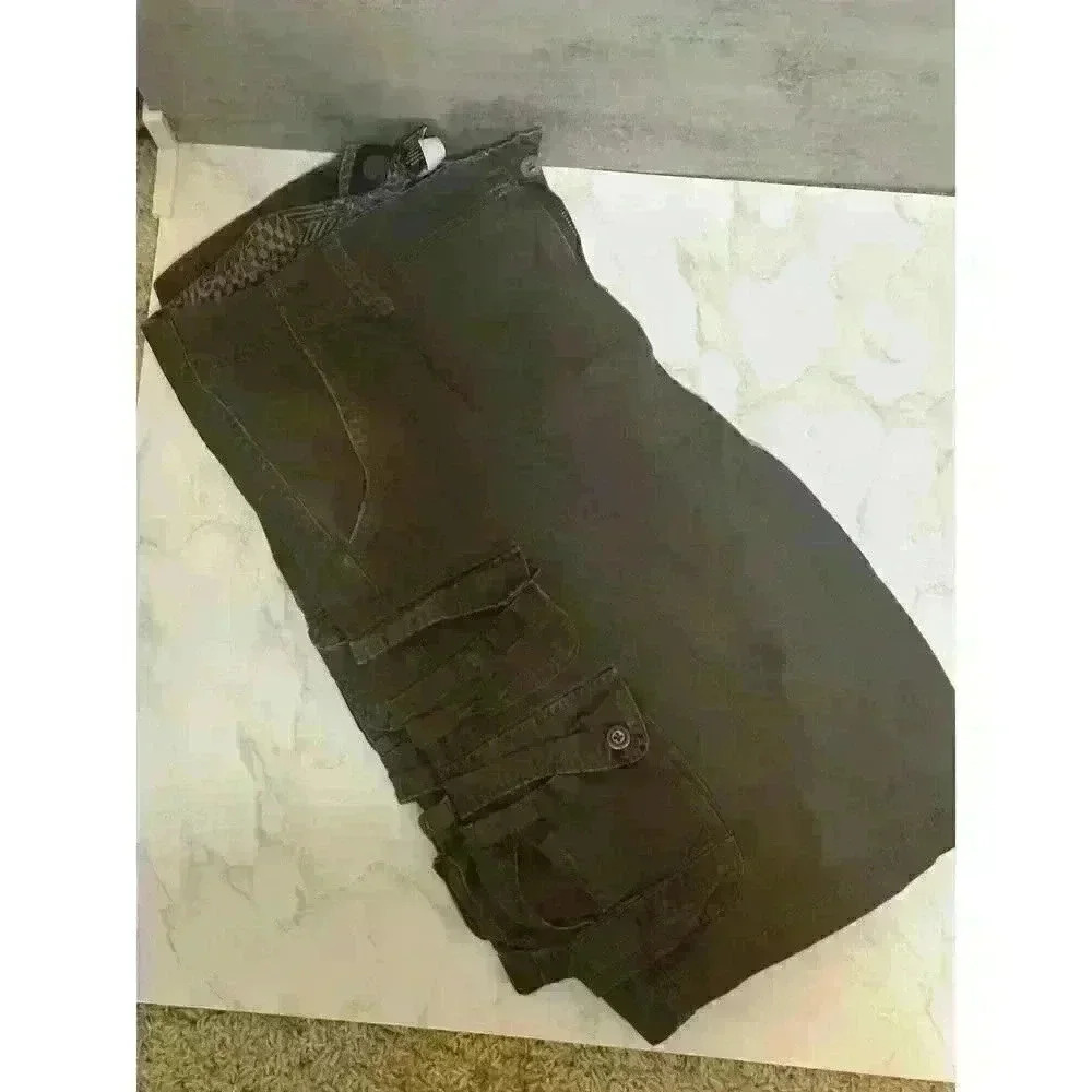 OP Cargo Shorts, Size 36, Men's Dark Greyish Brown Khakis